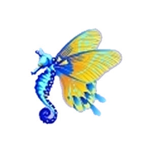 Azure Butterfly Seahorse